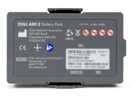 ZOLL AED 3 Non-Rechargeable Lithium Battery Supply