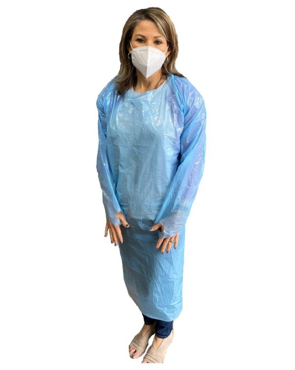 Gown (Polyethylene, Fluid Impervious Level 2) For Discount