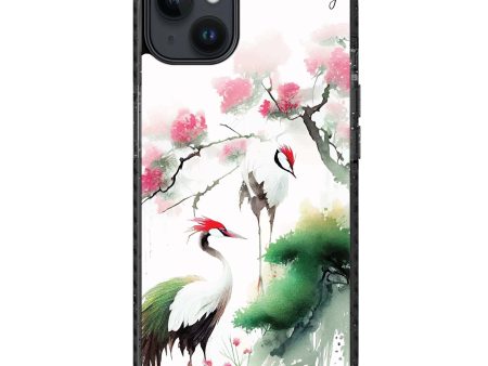 Pines & cranes iPhone 14 Durashock Case Online Sale