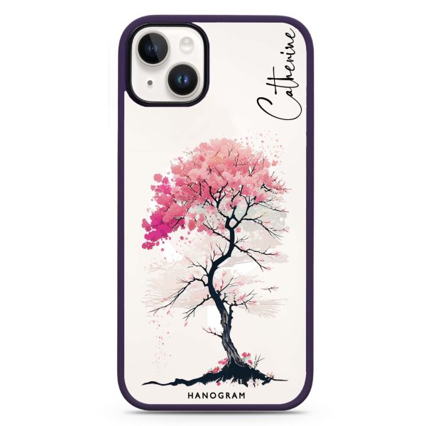 A Cherry tree iPhone 14 MagSafe Compatible Impact Guard Bumper Case Sale