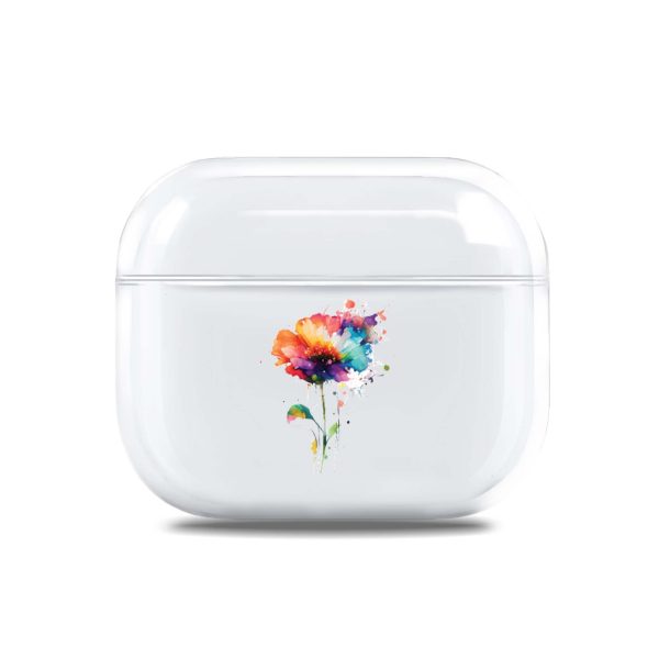 A Beautiful Watercolour Flower AirPods 3 Case Cheap