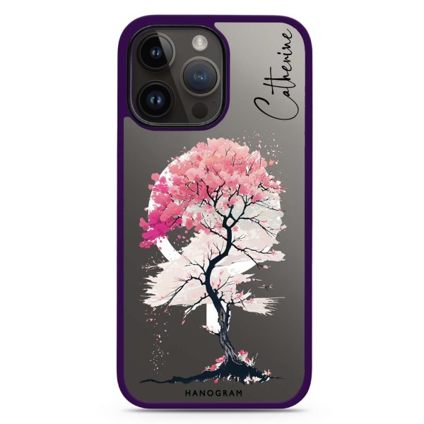 A Cherry tree iPhone 14 Pro Max MagSafe Compatible Impact Guard Bumper Case Online now