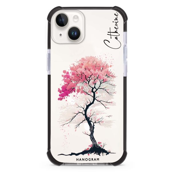 A Cherry tree iPhone 14 MagSafe Compatible Ultra Shockproof Case For Sale