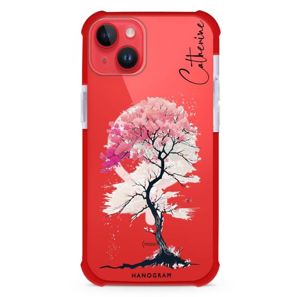 A Cherry tree iPhone 14 Plus MagSafe Compatible Ultra Shockproof Case For Cheap