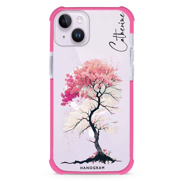 A Cherry tree iPhone 14 Plus MagSafe Compatible Ultra Shockproof Case For Cheap