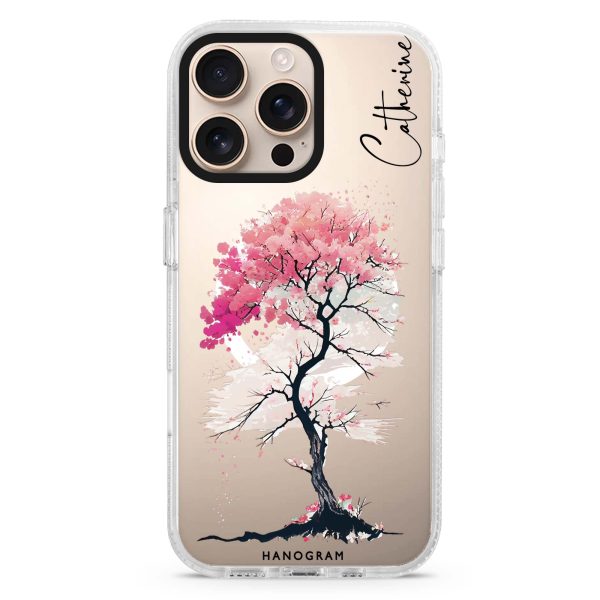 A Cherry tree iPhone 14 Pro MagSafe Compatible Ultra Clear Case Discount