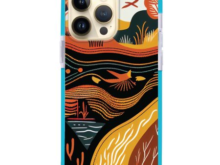 Abstract painting iPhone 13 Pro Max MagSafe Compatible Ultra Shockproof Case Fashion