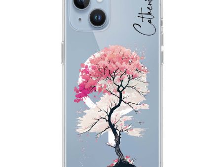 A Cherry tree iPhone 14 Plus MagSafe Compatible Ultra Clear Case Cheap