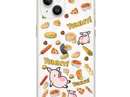 Yummy Piggy iPhone 14 Plus MagSafe Compatible Ultra Clear Case Sale