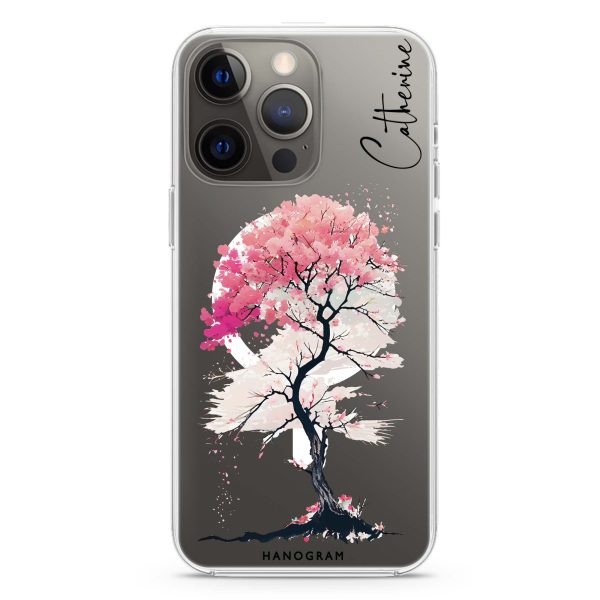 A Cherry tree iPhone 13 Pro MagSafe Compatible Ultra Clear Case Online Hot Sale