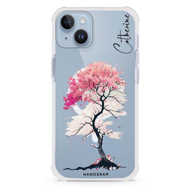 A Cherry tree iPhone 14 Plus MagSafe Compatible Ultra Shockproof Case For Cheap