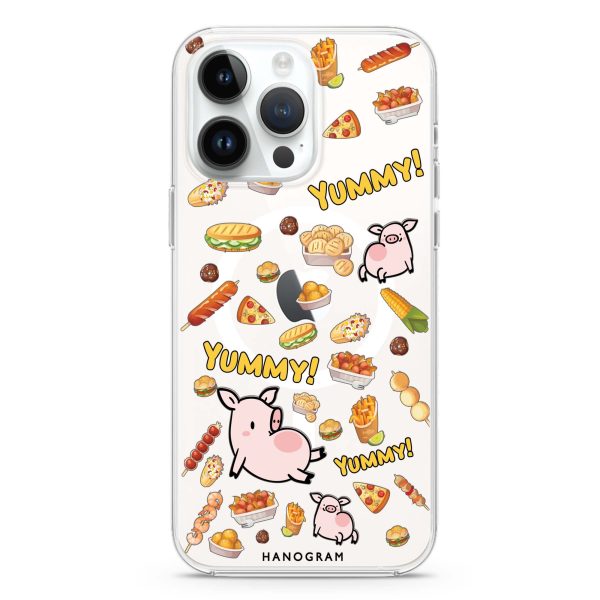 Yummy Piggy iPhone 13 Pro MagSafe Compatible Ultra Clear Case Online Hot Sale