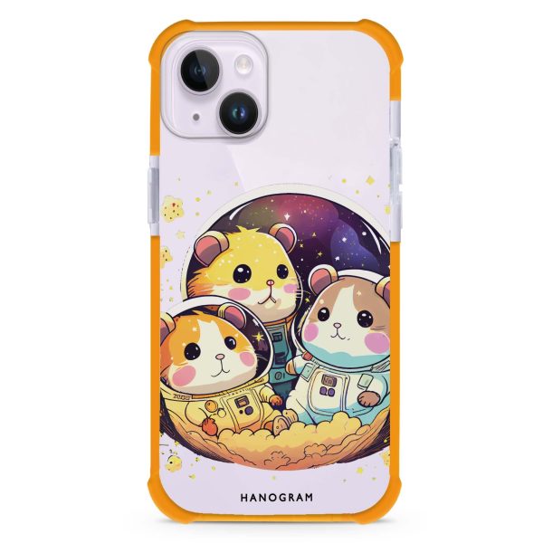 Cute space squirrels iPhone 14 Plus MagSafe Compatible Ultra Shockproof Case Discount