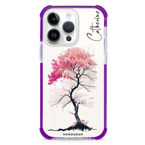 A Cherry tree iPhone 14 Pro Max MagSafe Compatible Ultra Shockproof Case For Sale