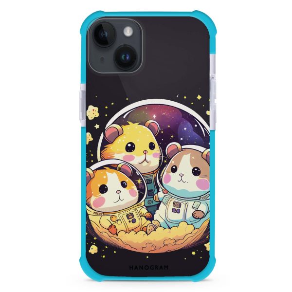 Cute space squirrels iPhone 14 Plus MagSafe Compatible Ultra Shockproof Case Discount