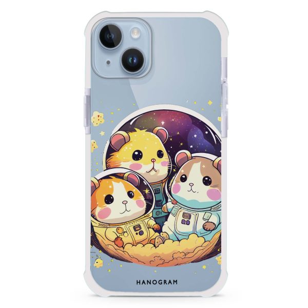 Cute space squirrels iPhone 14 Plus MagSafe Compatible Ultra Shockproof Case Discount