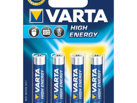 Varta HIGH ENERGY AAA 4PK Discount