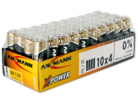 ANSMANN X-POWER AA 40PK TRAY Sale