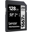 Lexar 128GB Professional 1667x UHS-II SDXC Memory Card (2-Pack) Sale