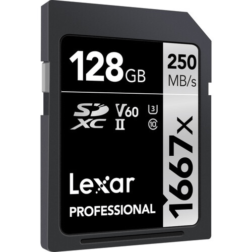 Lexar 128GB Professional 1667x UHS-II SDXC Memory Card (2-Pack) Sale