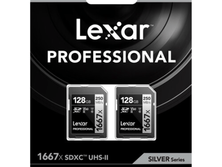 Lexar 128GB Professional 1667x UHS-II SDXC Memory Card (2-Pack) Sale