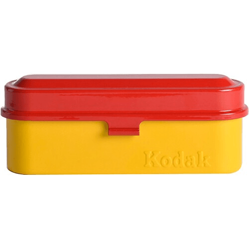 Kodak Steel 135mm Film Case (Red Lid Yellow Body) For Cheap