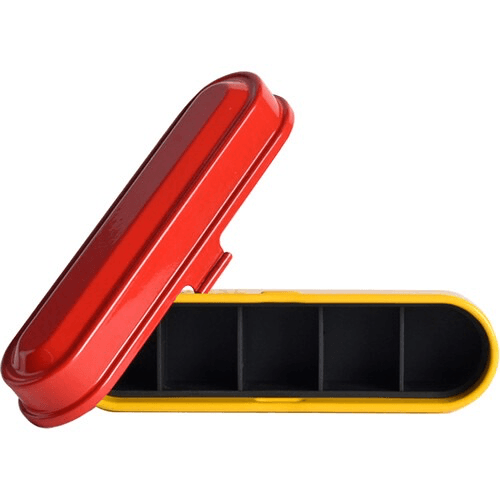 Kodak Steel 135mm Film Case (Red Lid Yellow Body) For Cheap