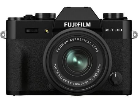 FUJIFILM X-T30 II Mirrorless Digital Camera with 15-45mm Lens (Black) For Cheap