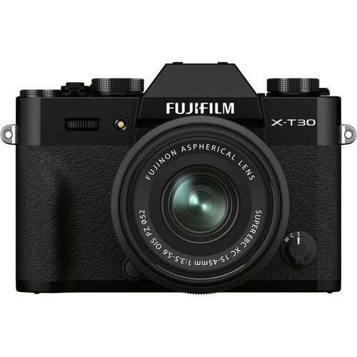 FUJIFILM X-T30 II Mirrorless Digital Camera with 15-45mm Lens (Black) For Cheap