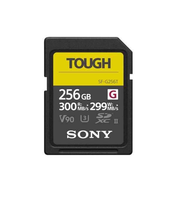 Sony 256 GB TOUGH G Series UHS-II SDXC Memory Card on Sale