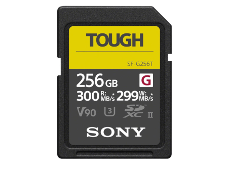 Sony 256 GB TOUGH G Series UHS-II SDXC Memory Card on Sale