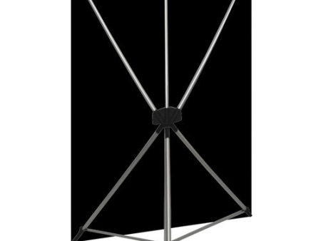 Westcott X-Drop Wrinkle-Resistant Backdrop Kit - Rich Black (5 x 7) Online