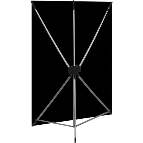 Westcott X-Drop Wrinkle-Resistant Backdrop Kit - Rich Black (5 x 7) Online