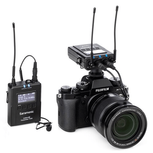 Saramonic UWMIC9S KIT1 Camera-Mount Wireless Omni Lavalier Microphone System (514 to 596 MHz) For Cheap