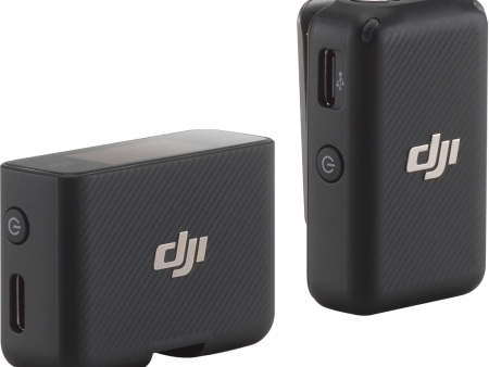 DJI Mic Compact Digital Wireless Microphone System Recorder for Camera & Smartphone (2.4 GHz) Hot on Sale