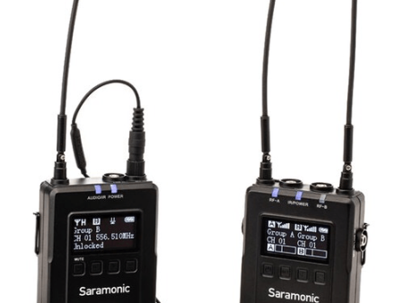 Saramonic UWMIC9S KIT1 Camera-Mount Wireless Omni Lavalier Microphone System (514 to 596 MHz) For Cheap