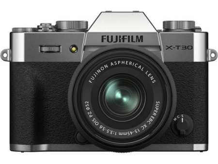 FUJIFILM X-T30 II Mirrorless Digital Camera with 15-45mm Lens (Silver) Online