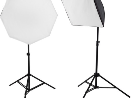 Westcott uLite LED 2-Light Collapsible Softbox Kit with 2.4 GHz Remote, 45W Fashion